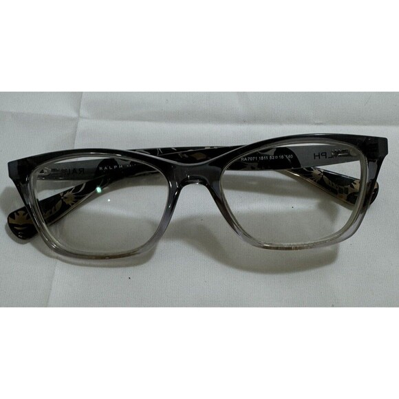 RALPH LAUREN RA7071 1511 Grey Crystal Women’s Eyeglasses Frame 52-16-140 - Picture 3 of 6